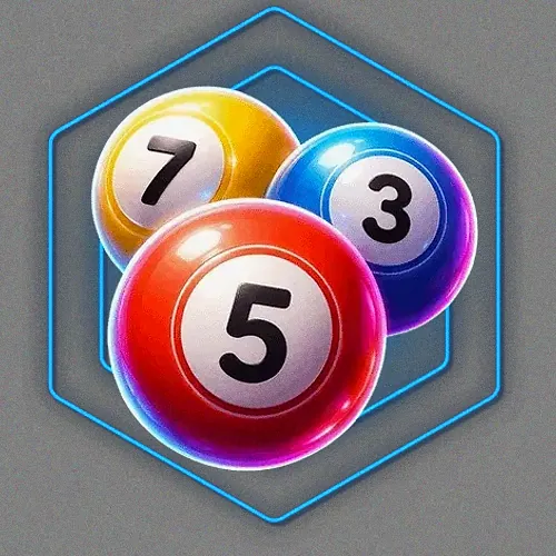 Numbered bingo balls