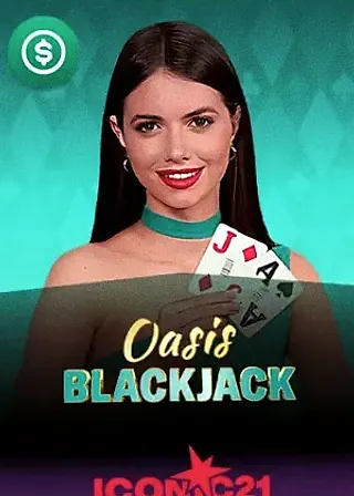 Oasis Blackjack live game cover