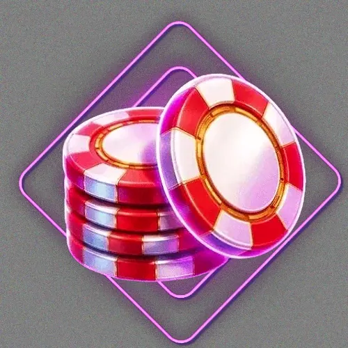 Poker table with cards
