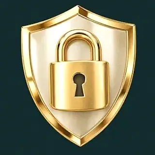 Shield with padlock — Rich Prize